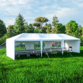 Glanzend 737694972145 10ftx30ft Outdoor Canopy Tent Wedding Party Tents With 5 Removable Sid