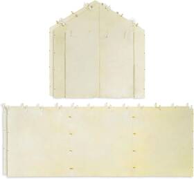 12002110160 Global Fba Canopy Tent Sidewalls For Mega Domain Carport With Straps Ideal Garage Stor