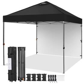 Glxwxd000101 Globalbid Pop-up Canopy Tent With 1 Sidewall 10 Instant Heavy Duty Outdoor