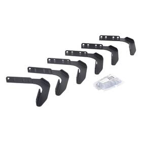 6941765 Go Rhino Rb10 / Rb20 Brackets Mild Steel Textured Black Fits 1