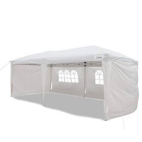 Goutime 611029279034 10x20 Pop Up Canopy Tent With Sidewalls For Outdoor Christmas Party Events Wh