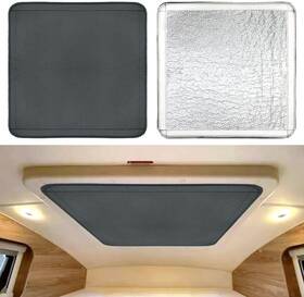 Grandong 313052748715 Rv Roof Vent Blackout Shade - 16x16 Inch Skylight Window Insulator Uv Rays Pro