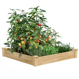 Greenes Fence 445040322393 4 Ft. X 7 Inch Original Cedar Raised Garden Bed
