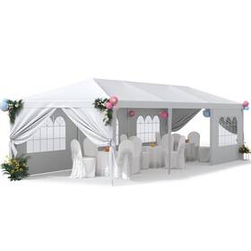 Greesum 760606140769 10x30 Outdoor Canopy Tent Patio Camping Heavy Duty Gazebo Shelter Party Weddi