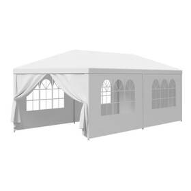 Grilltown 753678711845 10 X Ft. Outdoor Ez Pop Up Tent Gazebo Canopy With Carry Bag - White