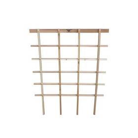 Gronomics 850756005152 Folding Trellis 43 Inch W X 54 H Wooden Support To Climbing Flowers Plants