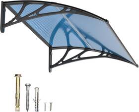 Ms01-4048-bl Guansu-cn 40 Inch X48 Window Door Awning Canopy Rain Cover Eaves Polycarbonate Blue