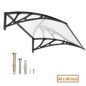 Ms03-4048-tb Guansu-cn New 40 Inch X 48 Window Awning Canopy Outdoor Eaves Shade Cover Solid Sheet Shelter
