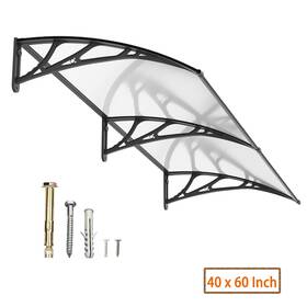 Ms03-4060-tb Guansu-cn 40 Inch X 60 Patio Awnings Canopy Uv Rain Protector For Balcony Yard Garden Roof