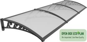 Guansu-cn Zms01-1524-bt-fba-1 60 Inch X95 Window Awning Uv Rain Cover Front Door Canopy Exterior Awnings Diy