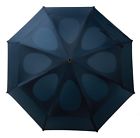 Gustbuster Big Golf Umbrella Black Blue Green Double-reinforced Wind-tested Canopy 48 Inch 797781374481