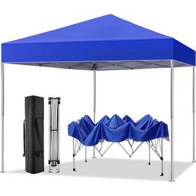 Cp014831 Gvdv 10x10 Ft Pop-up Canopy Tent - Portable Blue Gazebo For Outdoor Events