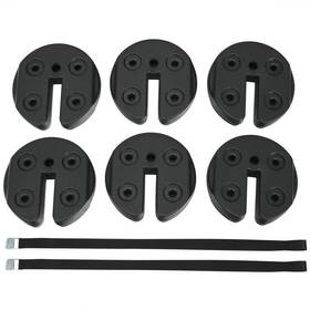 Gym06350 Gymax Weight Plates 6-pieces Patio Canopy Tent Gazebo Shade Water Filled 30 Lbs