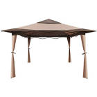 Gzb004-wm Aleko Brown Patio Gazebo 649870023421