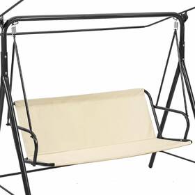2401fcz0481beij01us Hagsfire Outdoor Porch Patio Swing Seat Cover 600d Thickened Beige 54.3 Inch X19.7
