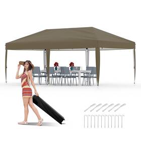 Harmonyhealth 199108792129 10x20 Pop Up Canopy Tent Outdoor With No Removable Sidew