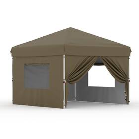 Harmonyhealth 199108792334 10x10 Pop Up Canopy Tent Outdoor With 4 Removable Sidewalls One-person