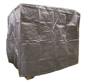 Harpster Tarps 655329336370 4 Ft. X 5 Heavy Duty Silver Poly Pallet Cover
