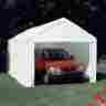 Hc1820pc King Canopy Portable Garage Enclosed Carport Kit Instant Shelter Shade Big Tent Patio 753216800017