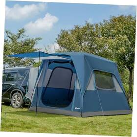 Hf 844093045964 Truck-bed-tents Car Tent X-large Blue