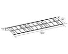 Hg9585 Palram Bordeaux Door Awning 763552429049