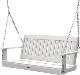 Ad-porl1-whe Highwood Lehigh Porch Swing 5 Feet White