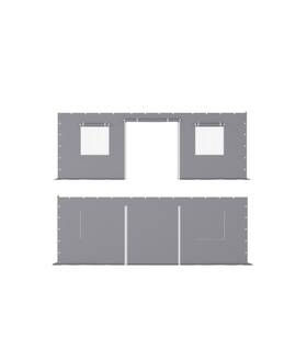 Hipicute 198723536569 Heavy Duty Carport Sidewalls - Waterproof And Uv Resistant 180g Pe Fabric Fit