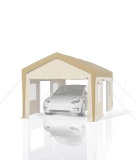95jvtpxmx-upvvzldbrmhgy2e Hipicute 13ftx20ft Waterproof And Uv-resistant Carport Replacement Canopy Cover -