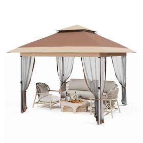 Euygrd8fhe6esidsi-x-hadcghfg Hipicute Pop Up Gazebo 10x10 Outdoor Canopy Tent With Mosquito Netting