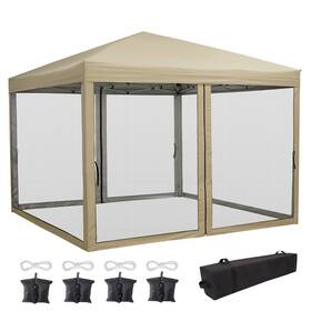 Fr9z-ryyp7-j70iq5bavaqon86j Hipicute 10 X Ft Pop Up Canopy 3 Height Adjustable Instant With Mosquito -m