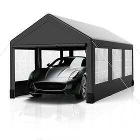 H-humvsns5jx-wzxu0rqdqiatuy1l Hipicute Carport 10x20ft Heavy Duty With Roll-up Windows Portable Garage Wit