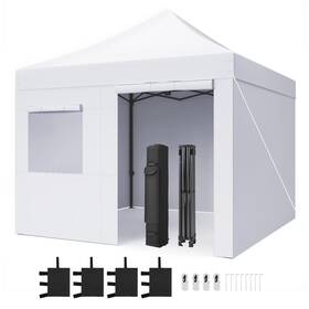 Kpwumm3oiijhmpyqwvs-cw9exf7a Hipicute Commercial Canopy Tent With 4 Removable Sidewalls 10x10 Pop Up H