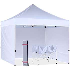 Hlong 784126915812 Canopy Tent 10x10 Pop Up Outdoor Heavy Duty Commercial Instant Sun Shel