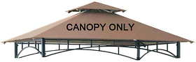 Hofzelt 5x8 Grill Gazebo Canopy Bbq Tent Double Tiered Roof Top Cover Fit