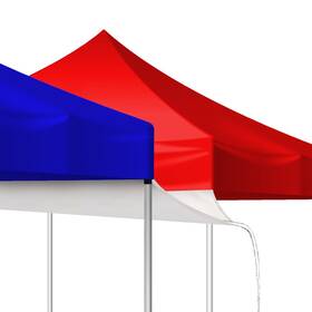 Hcrg1010 Holymaji 2 Pcs 10 Ft Canopy Rain Gutter For Pop Up Tent - Vinyl Gutters Replaceme