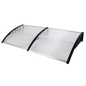 Hommo 712375426018 40 Inch X 80 Polycarbonate Window Door Awning With Bracket Overhead Cover Front D