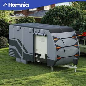 Beyshym2eg Homnia Waterproof Rv Cover 18-20ft Anti Uv Rain Trailer Car With 4 Tire Covers