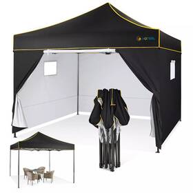 487848 Hoteel 10x10ft Commercial Pop Up Canopy Party Tent Waterproof Gazebo Green Color
