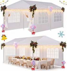 Hoteel 895270581290 10x20ft Party Tent With 6 Removable Sidewalls For Parties Carpas Para Fiesta