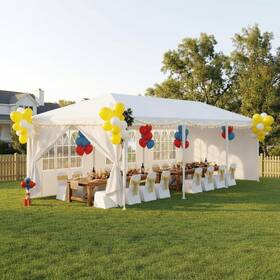 Hoteel 978301536303 10x30 Party Tent With 8 Removable Sidewalls For Parties Weddings Bbq Baby