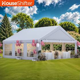 Houseshifter 197839100732 20x20ft Canopy Patio Outdoor Shelter Shed Tent Wedding Party Carport Garage