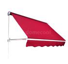 Hqq7020201756041jx Drop Arm Manual Retractable Window Awning Red