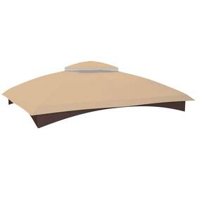 S-p174273 Huluwat 10 Ft. X 12 Gazebo Canopy Replacement 2-tier Outdoor Cover Top Roof