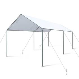 Idealhouse 196336755278 Carports 10x20 Ft Outdoor Heavy Duty Car Canopy Metal Garage Boat Shelter Pa