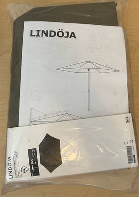 204.793.21 Ikea New Lindoja Umbrella Replacement 118 1/8 Inch Canopy Beige Green
