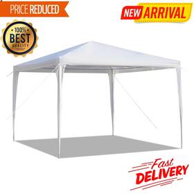 1209 Immere 744110278620 10ft X Outdoor Canopy Tent White Wedding Pop Up Gazebo Party Spir