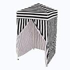 Impact 4footx4foot Pop Up Changing Dressing Room Black And White
