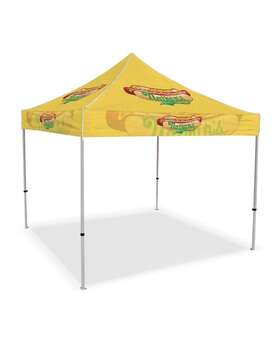020501090 Impact Canopy Nathans Hot Dogs 10 X Pop-up Canopy. With Rollaway Bag