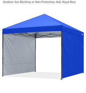 032201102 Impact Canopy 202719143815 2 Side Wall Tent And Shelter - Blue 6x6 Royal