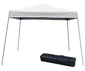 Impact Canopy 040000001 Slant Leg 10foot X White-no Sidewall